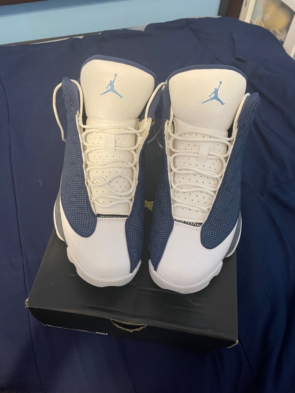 Retro Flint Navy blue Jordan 13s
